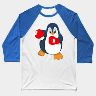 Penguin Boxer Boxing gloves Baseball T-Shirt